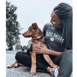 Dog Mom Short Sleeve T-Shirt, Size XS